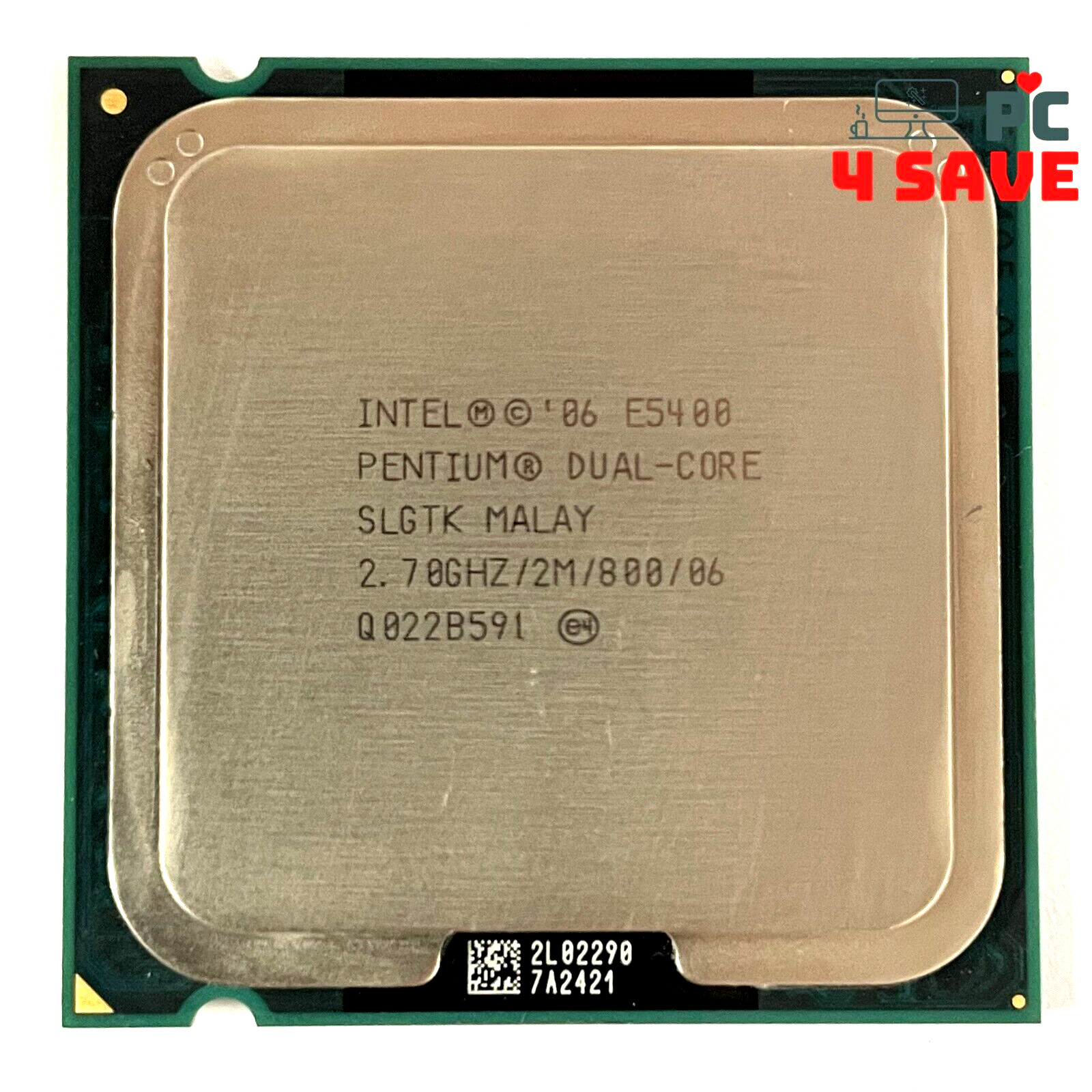 Intel Pentium Dual-Core E5400 2.7GHz 2-Core LGA775 Desktop Processor SLB9V SLGTK