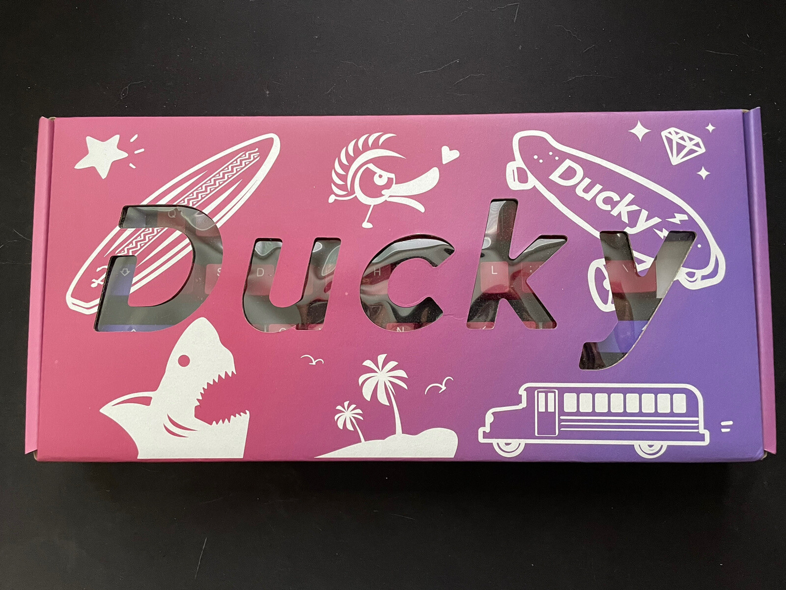 LAST ONE Ducky x Tfue 108 Key PBT Seamless Doubleshot RARE Fortnite Gaming Keyca