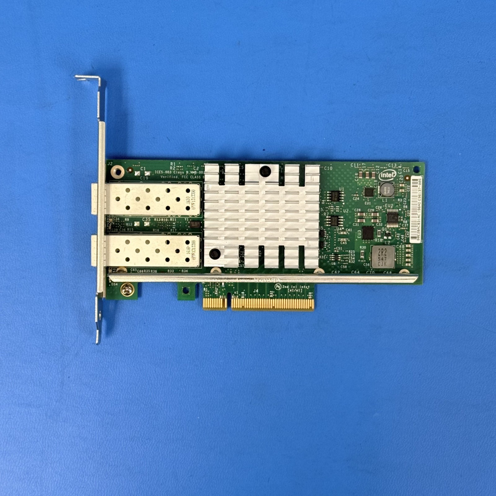 Cisco N2XX-AIPCI01 Intel X520-DA2 10GB 2 Port Network Adapter 74-6814-01