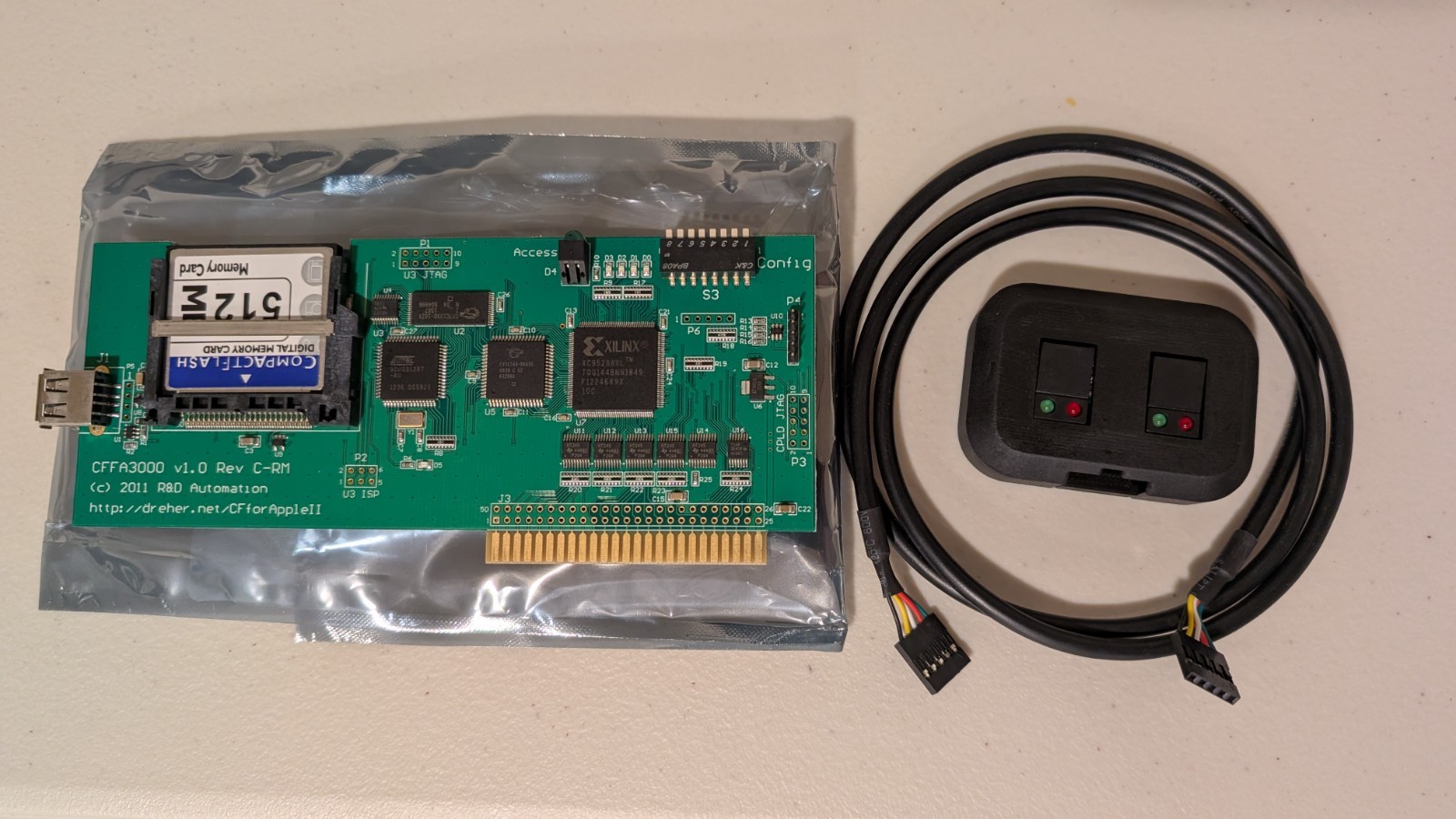 CFFA3000 v1.0 Rev C-RM HDD for Apple II Plus, IIe, IIgs