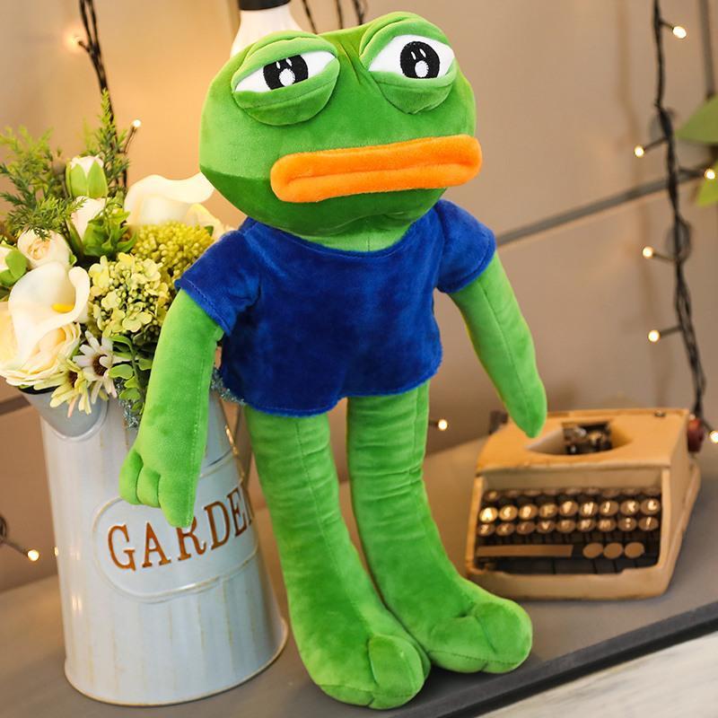 1pc 50-90cm Hot Selling New Cute Magical Expression Long Legs Frog Sad Frog Gift