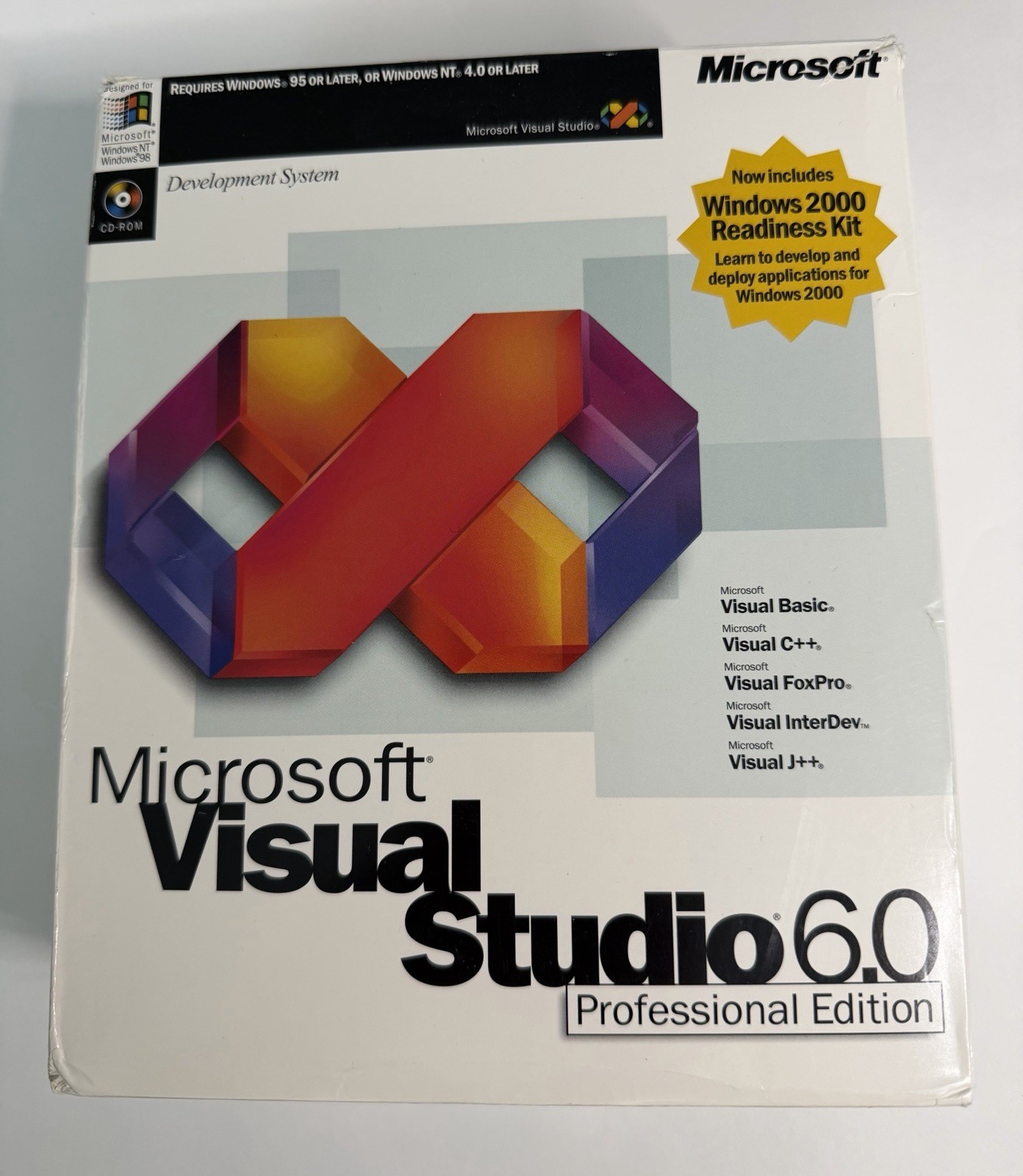  Microsoft Visual Studio Professional Edition 6.0 6 Basic WIN 10 11 659-00390