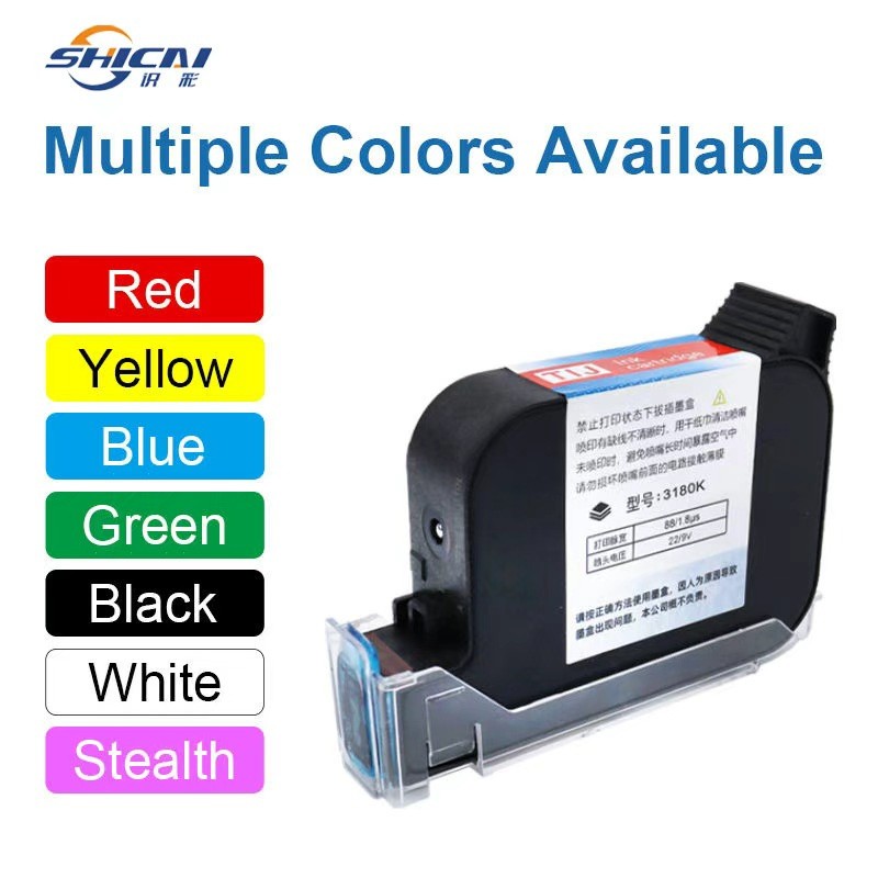 Ink Cartridge 3x for 12.7mm Handheld Inkjet Coder Date Code