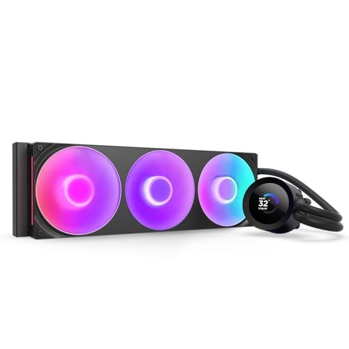 NZXT Kraken Plus 360 RGB v2 Black Liquid CPU Cooler Black RL-KR360-B2 FN2487
