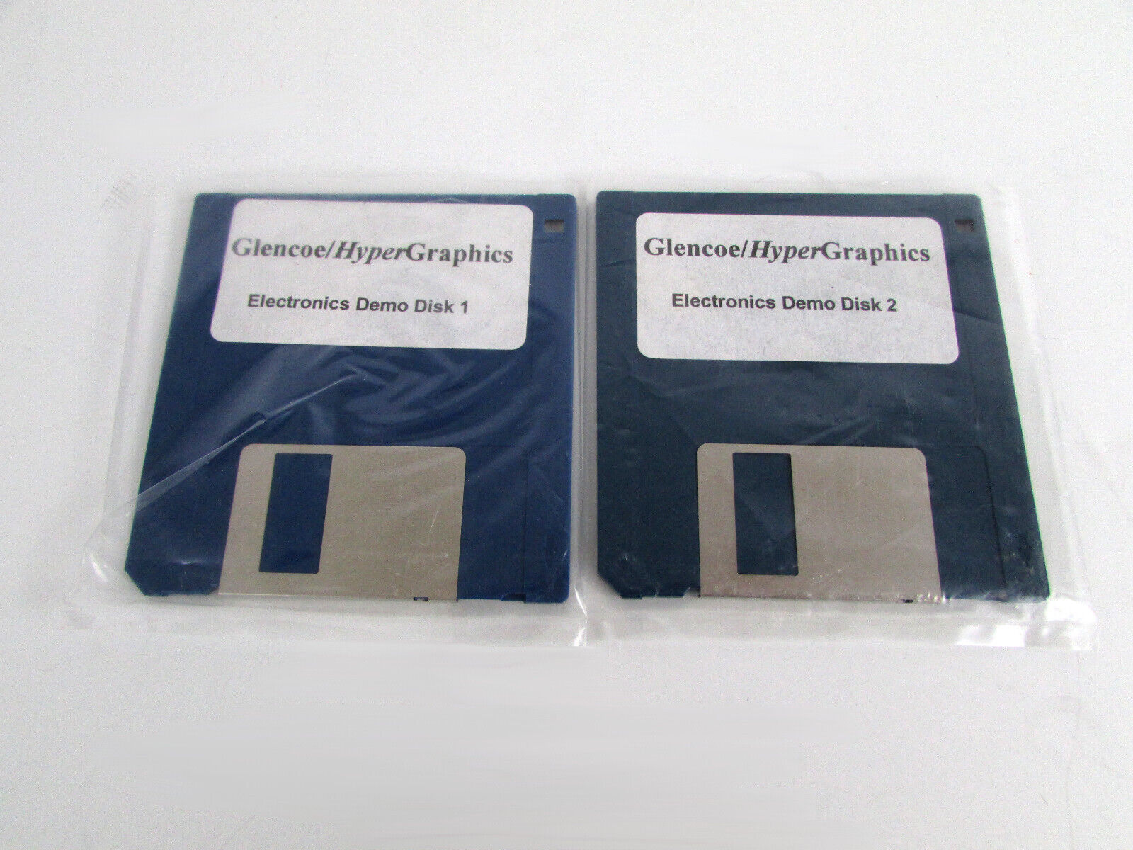 Glencoe / HyperGraphics Hyper Graphics Electronics Demo Diskettes 1 & 2 3.5\