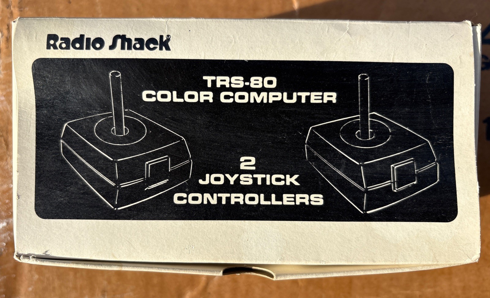 VINTAGE - TANDY TRS-80 Radio Shack 2 Joystick Controllers w/ Box 26-3008 - NEW