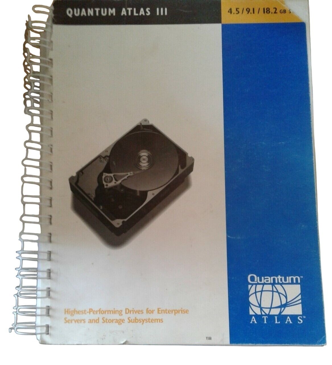 Computer Manual Quantum Atlas III 4.5 / 9.1 / 18.2 GB SCSI Highest Performing Dr