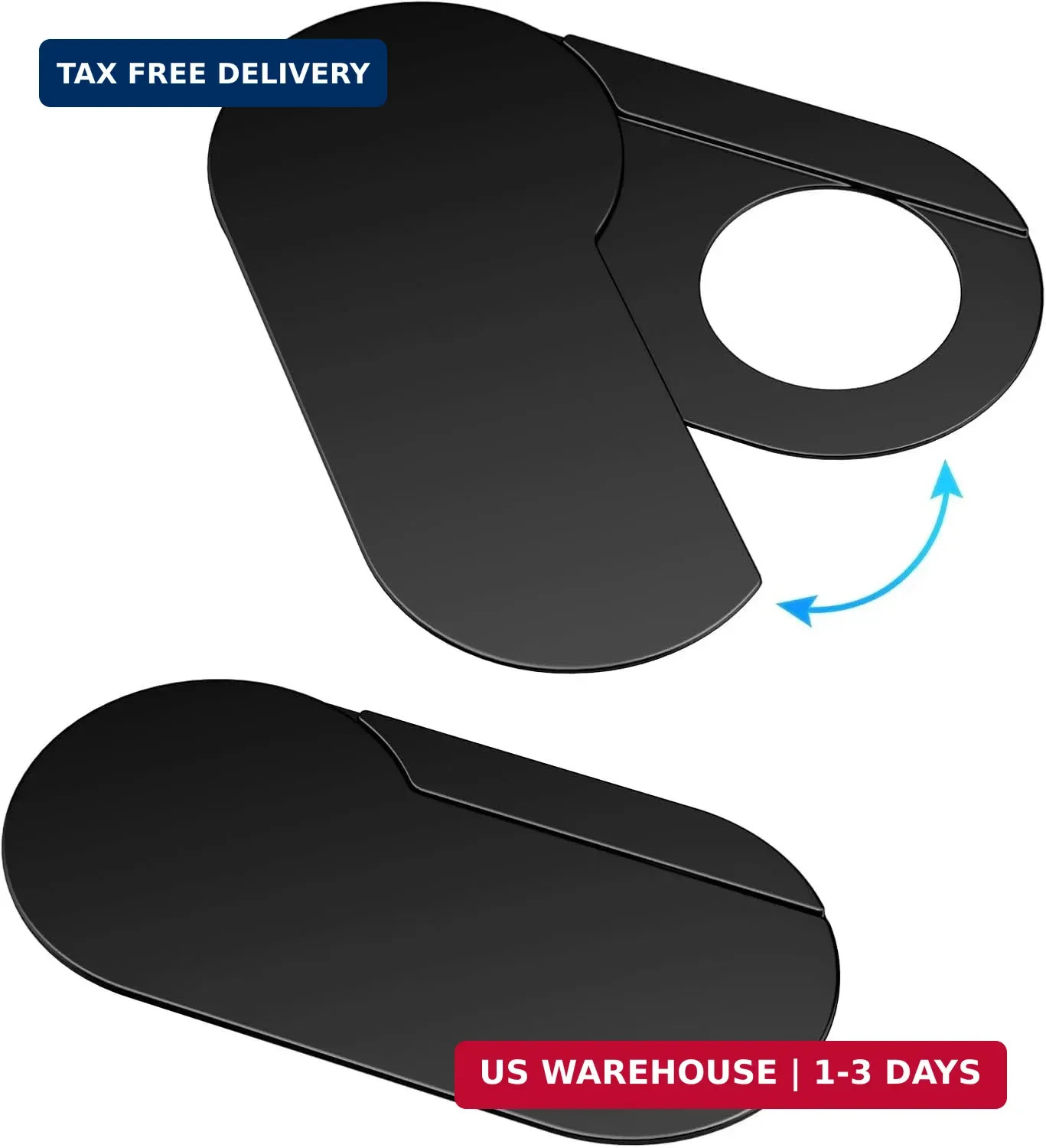 [2-Pack Upgrade Rotating] Laptop Camera Cover Slide, 0.015 Inch Ultra-Thin Metal