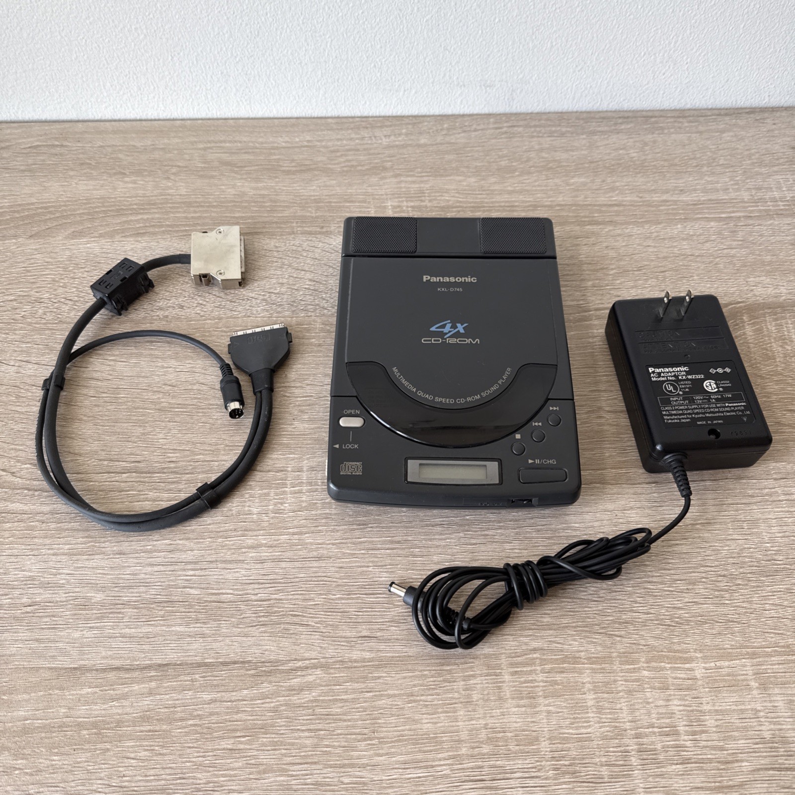 Panasonic KXL-D745 Multimedia Quad Speed 4X CD-ROM Sound Player  - See Video