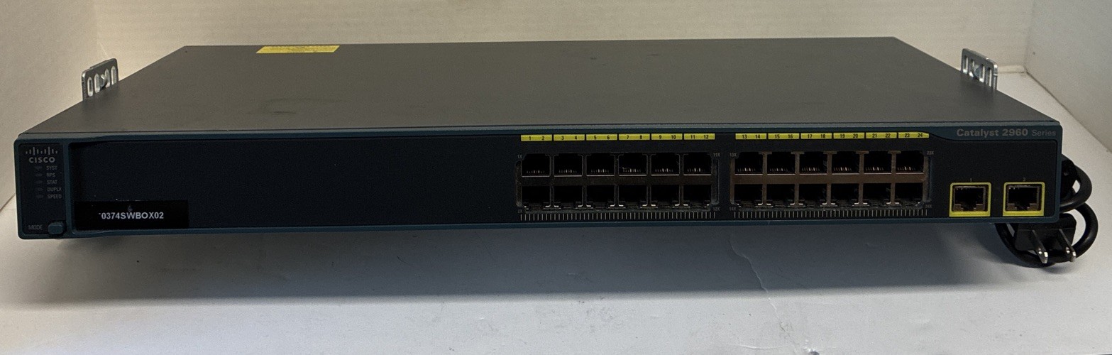 Cisco Catalyst 2960 Series Network Switch – 48 Port Tested & Working Normal