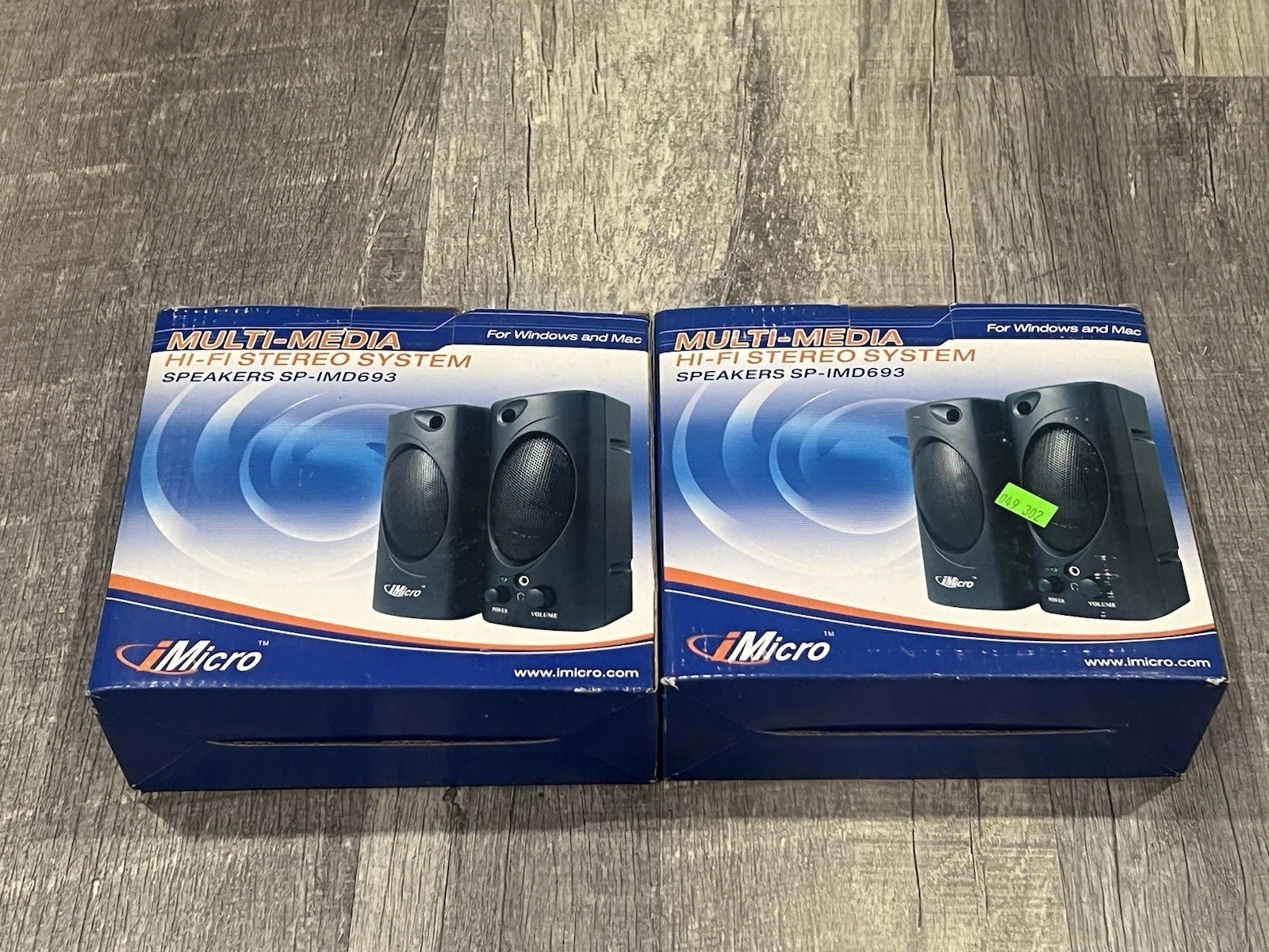 2 iMicro Multi-Media Hi-Fi Stereo System Speaker Sets/SP-IMD693-NEW