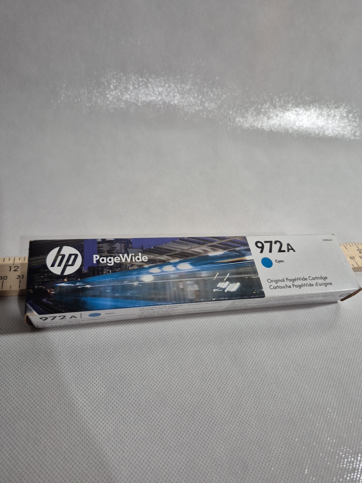 New Hp Ink Genuine Cartridge 972A Cyan PageWide  Expire 12/25 L0R86AN Unopened