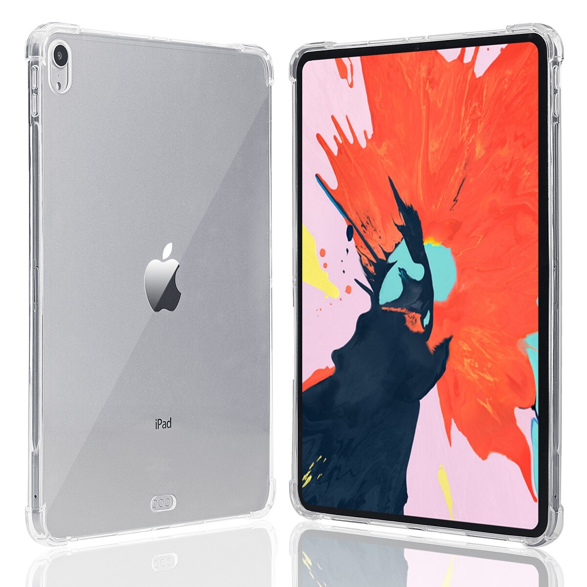 Clear TPU Case Cover for Apple iPad 5 6 9.7'' 10.5" 11 12.9" 10.9" Air5 4 Mini6