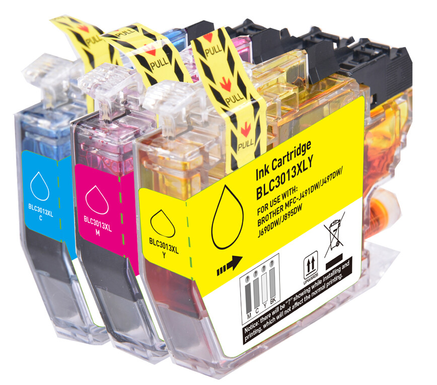 Printer Ink Cartridges fits LC3013 MFC-J491DW MFC-J497DW MFC-J690DW MFC-J895DW