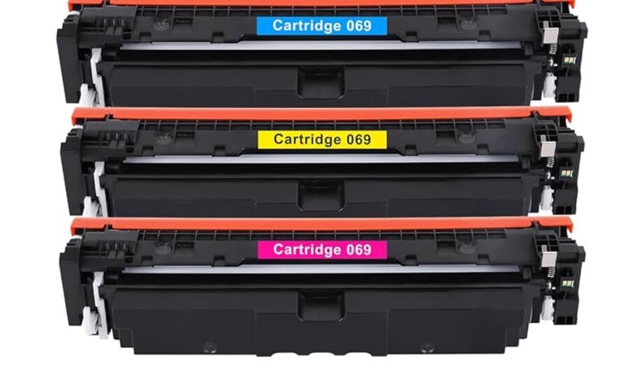 Compatible with Canon 069 Color Toner Cartridge 3 Set Colors Cyan Yellow Magenta