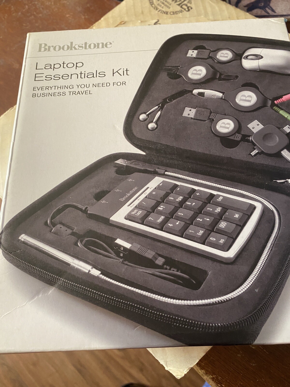 Brookstone Laptop Essentials Kit Everything You Need For Traveling Brand NEW