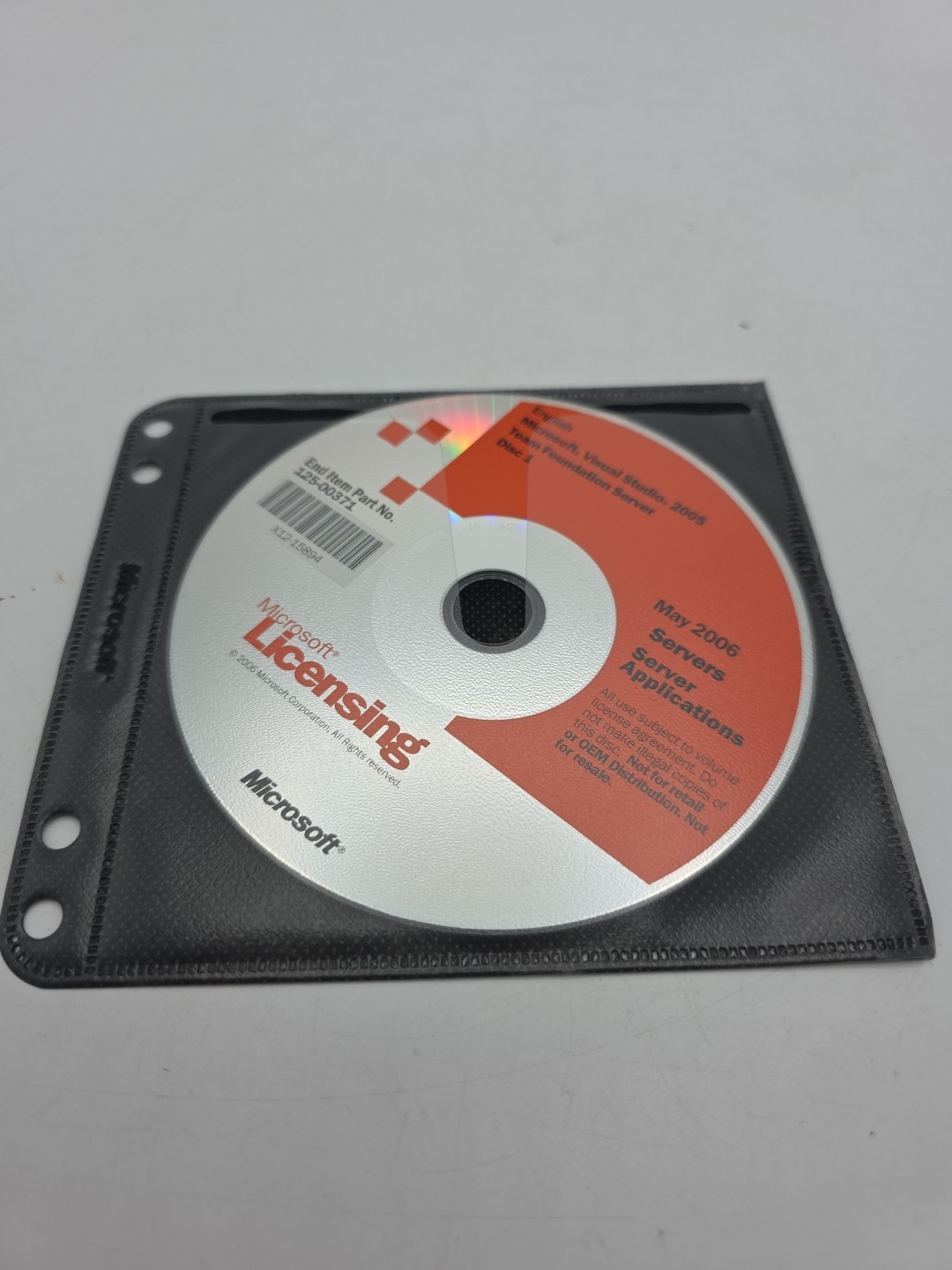 MICROSOFT LICENSING 2006 MAY Servers application Visual Studio 2005 teams founded