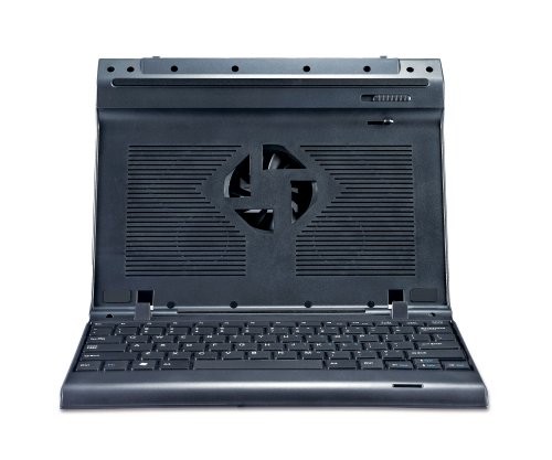 2COOL PRO-COOLING STAND WITH KEYBOARD FOR MAC/PC - GRAY