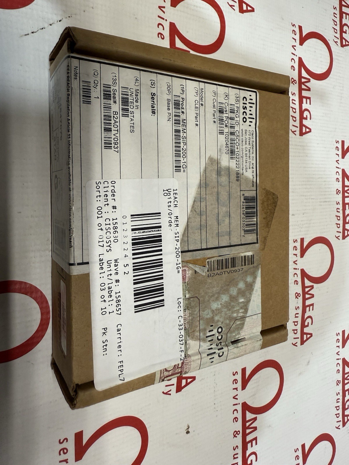 MEM-SIP-200-1G 1GB memory Cisco 7600 SIP-200 Approved