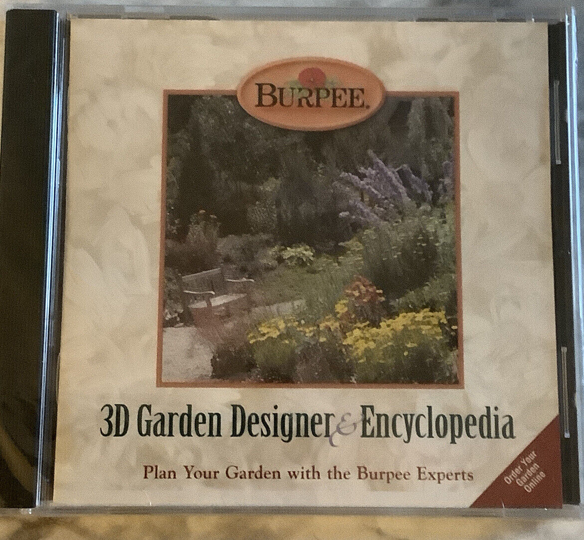 Burpee 3D Garden Designer & Encyclopedia CD-ROM for Windows - NEW Sealed Win 95