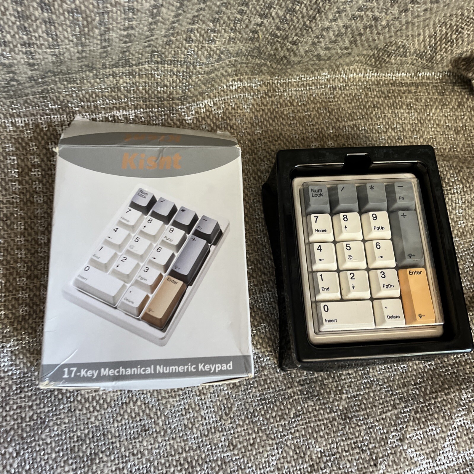 KISNT 17 Key Mechanical Numeric Keypad New