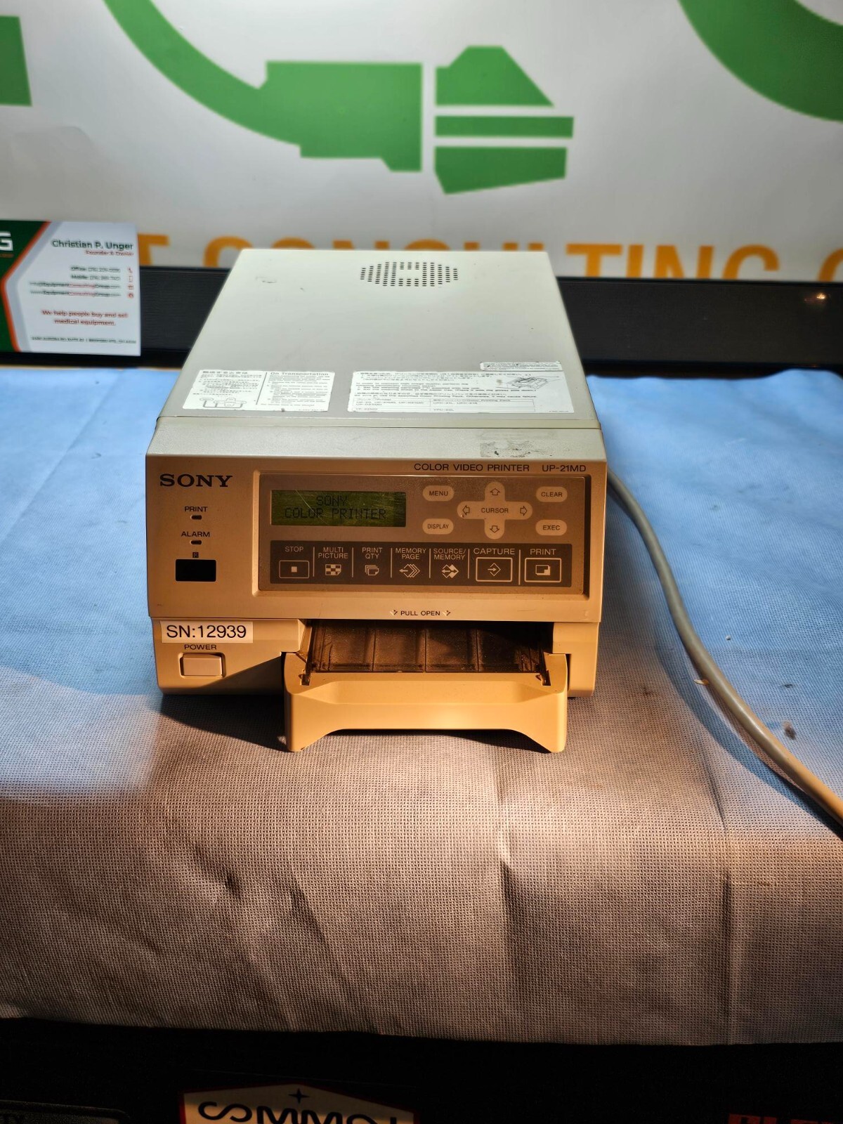 Sony UP-21MD color video printer