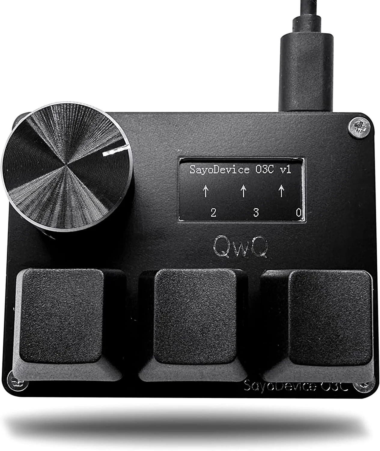 SayoDevice OSU O3C Rapid Trigger Magnetic Switches Keyboard With Knob Screen