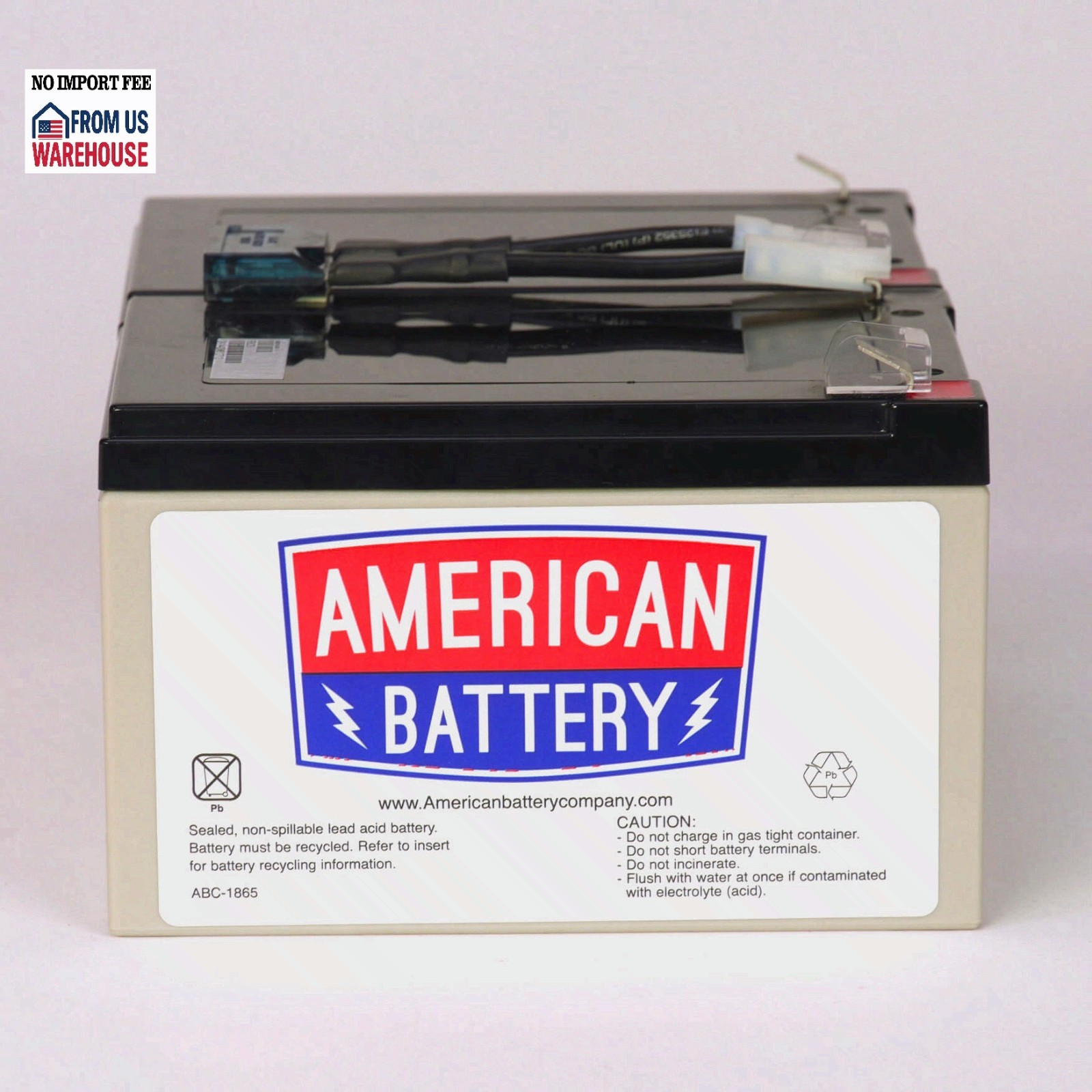 ABC UPS Replacement Battery APC RBC6 Replacement Battery Cartridge for Uninterru