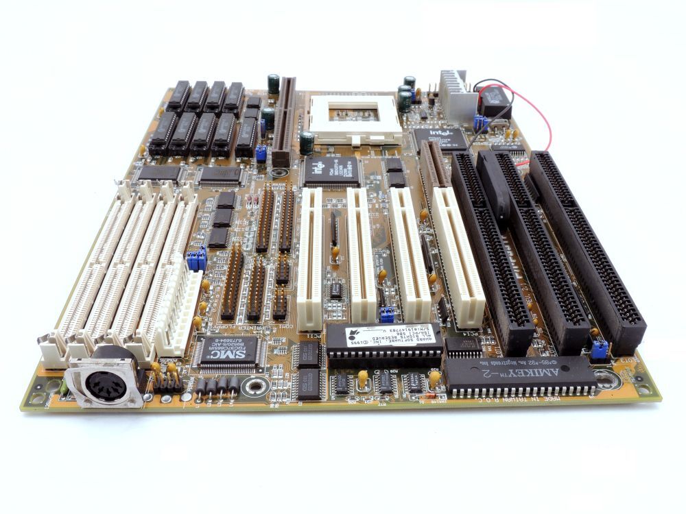 Asus P/I-P55TP4XE Rev 2.1 Baby-AT Retro Mainboard PGA320 Motherboard 256KB Cache