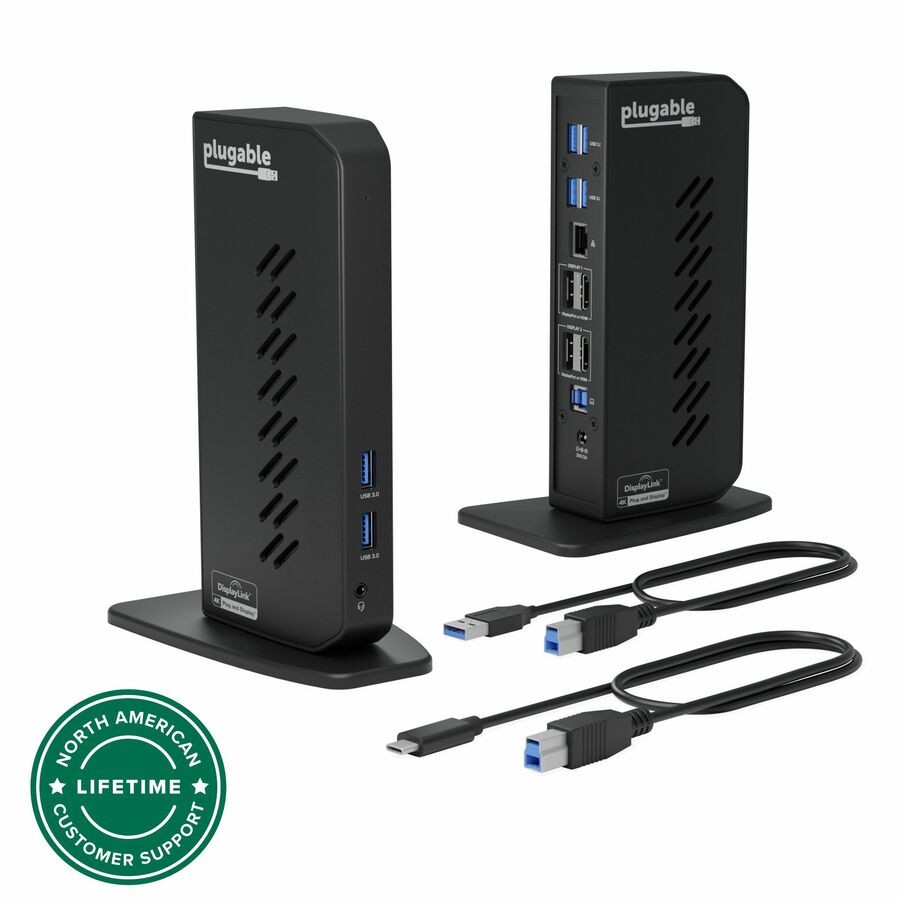 Plugable UD-6950Z USB 3.0 and USBC Dual 4K Display Docking Station