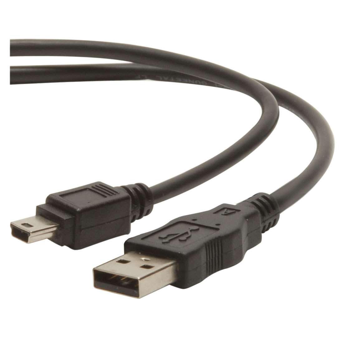 USB 2.0 Cable A to Mini B Black 1m (3.3 ft.)