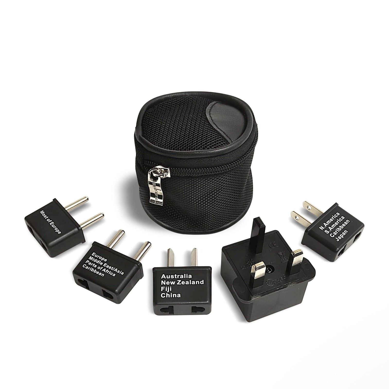 Ceptics International Worldwide Travel Plug Adapter 5 Piece Set, Great for Ce...