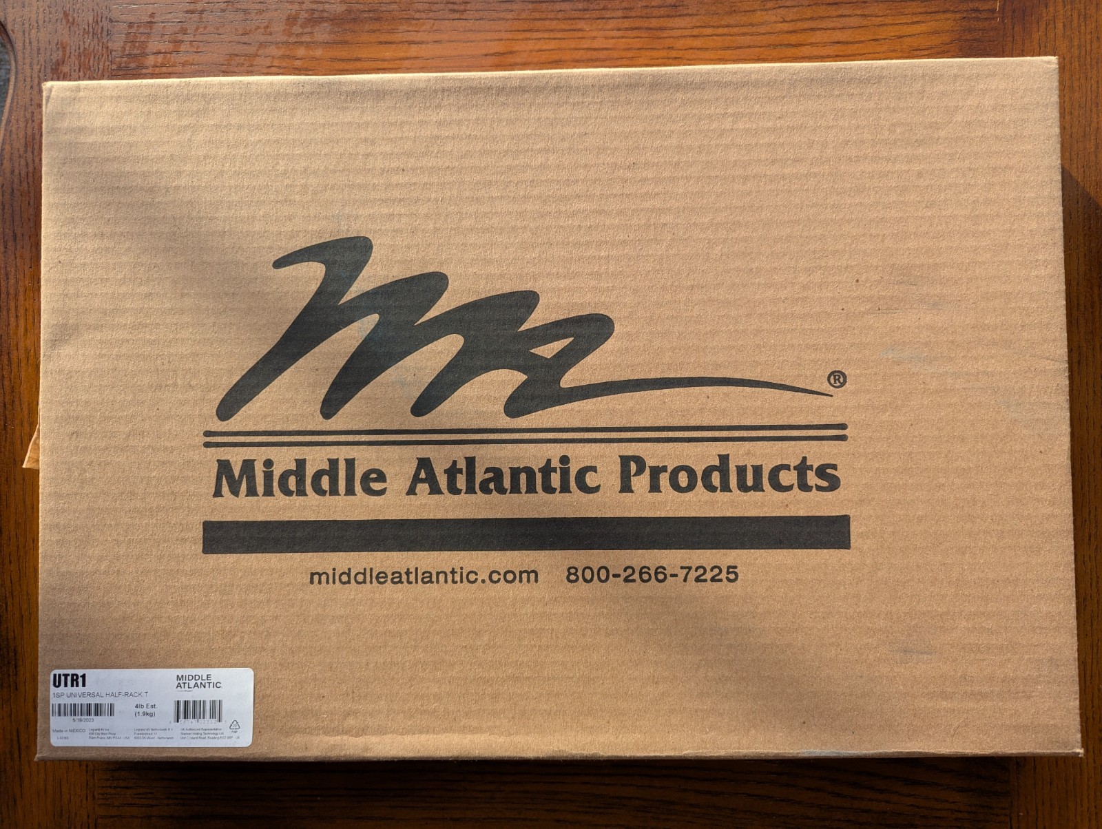 Middle Atlantic UTR1 1 RU Mounting Rackshelf - NEW 19" Rack Mount Shelf Pro AV