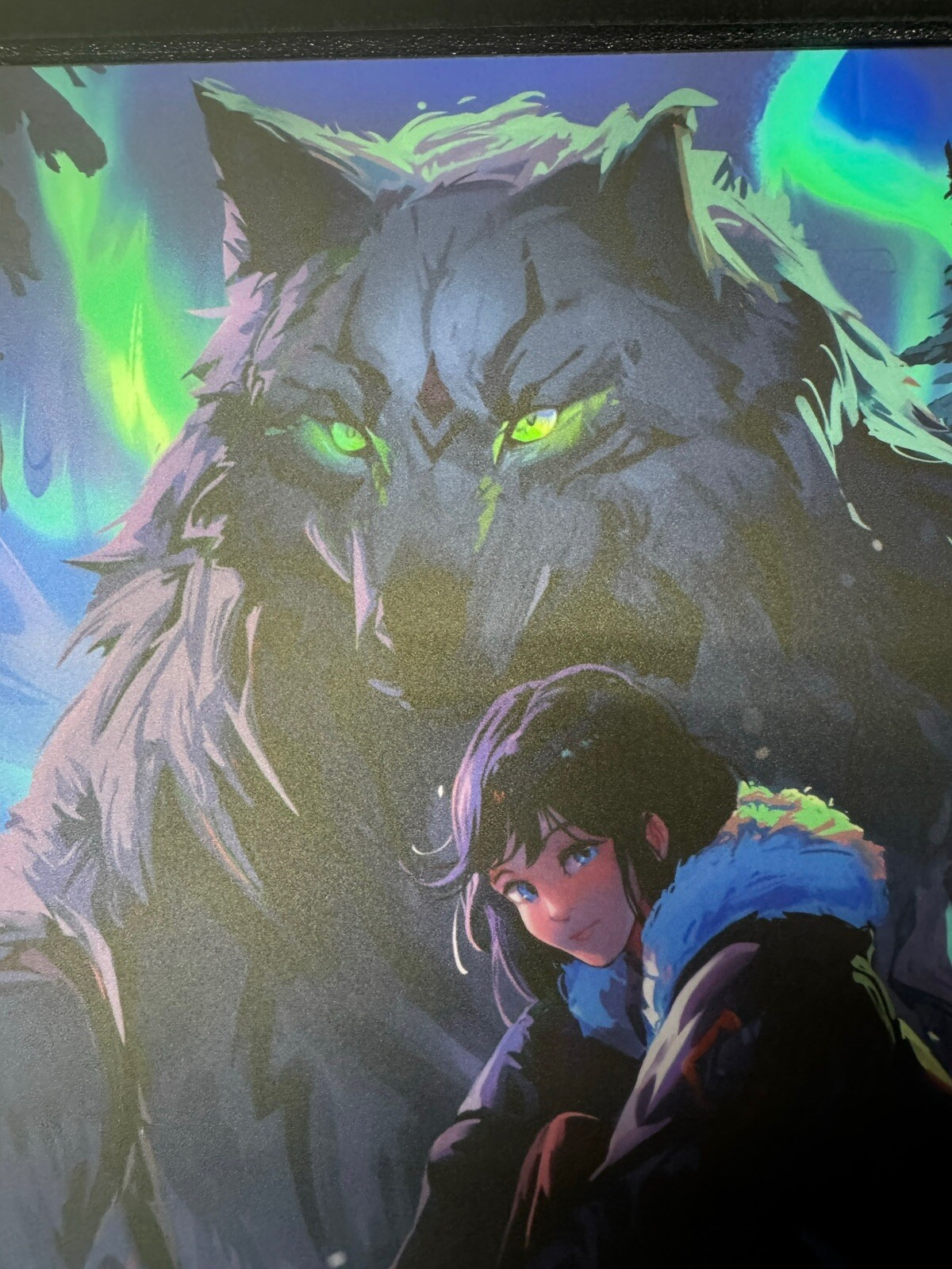 The Guardian GLSSWRKS/tekkusai  Premium Glass Mousepad 500x450mm ~Mint~