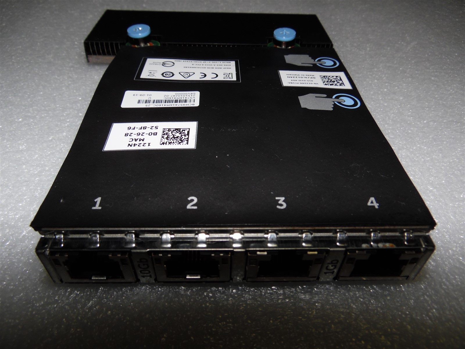 NETWORK BROADCOM 57416 5720 DUAL 1GB 10GB PORT 1224N DELL POWEREDGE SERVER NDC