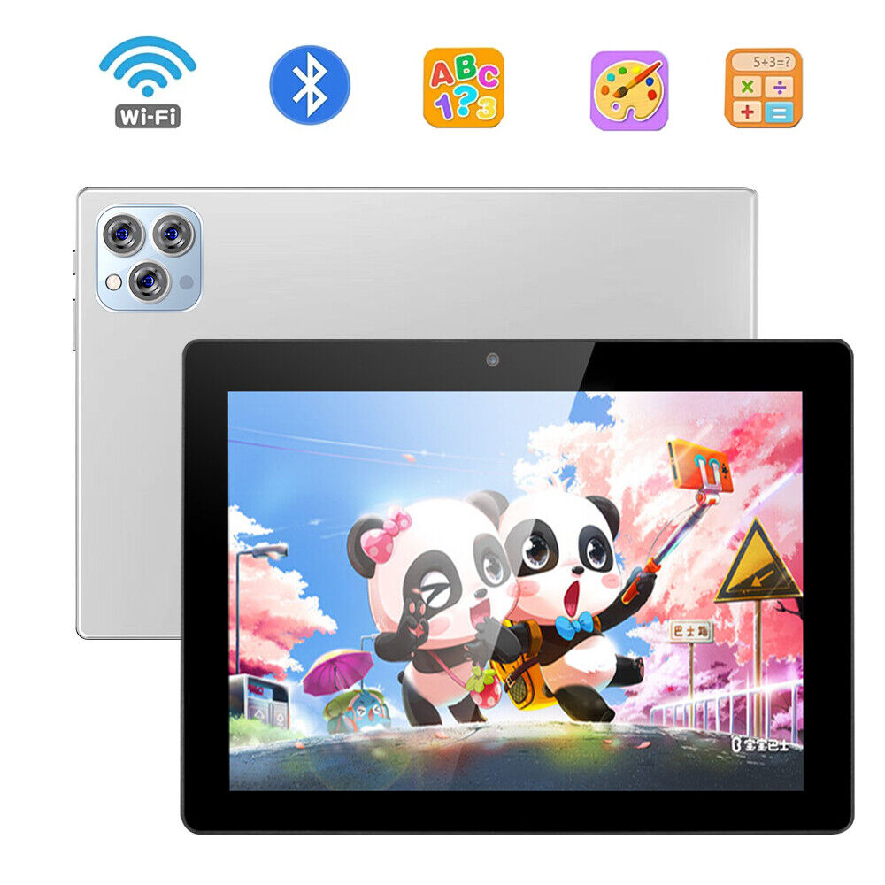 Kids Tablet 7/10in Android 12 Tablet Bluetooth WiFi Parental Control Dual Camera