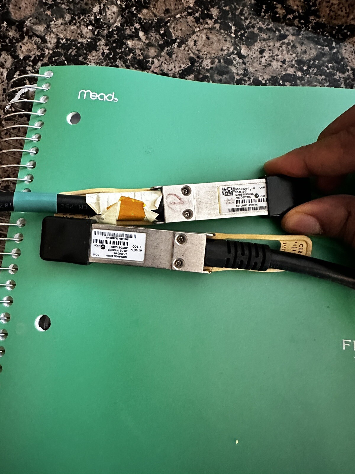 Original Cisco QDD-400G-CU1M Used. In Stock