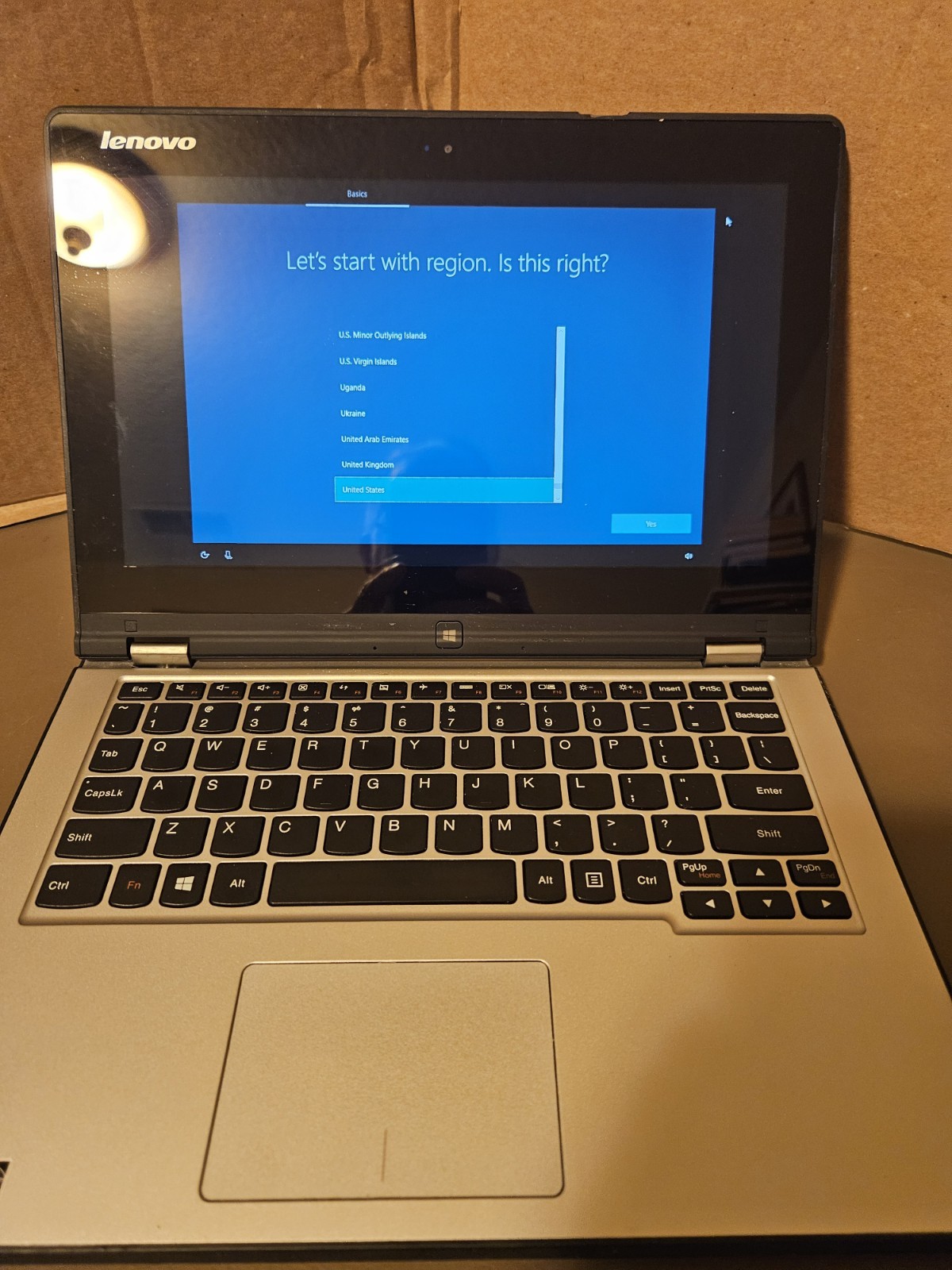 Lenovo Yoga 2 11, Intel Pentium N3530 @ 2.16GHz, 4GB RAM, 500GB HDD, Win 11