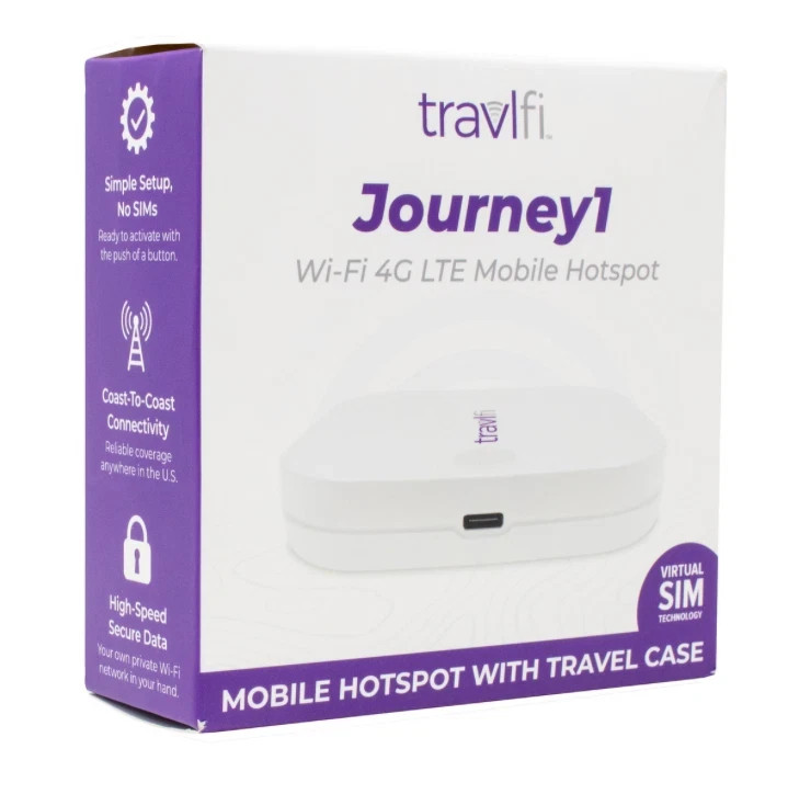 Travlfi 700-010 Journey1 Wi-Fi 4G LTE Mobile Hotspot NEW (e1)