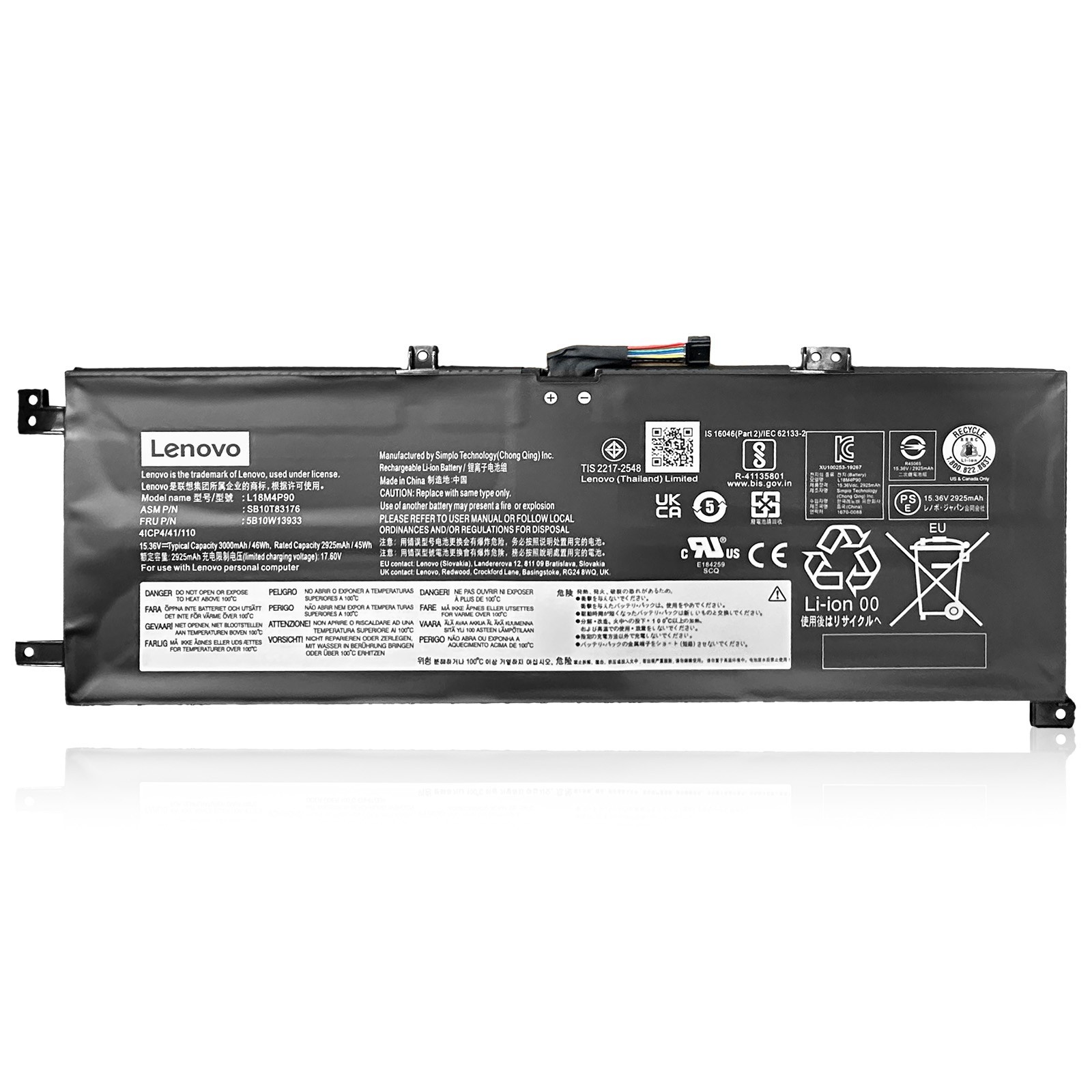 Genuine L18C4P90 L18D4P90 L18M4P90 Battery For Lenovo ThinkPad L13 1st/2nd Gen