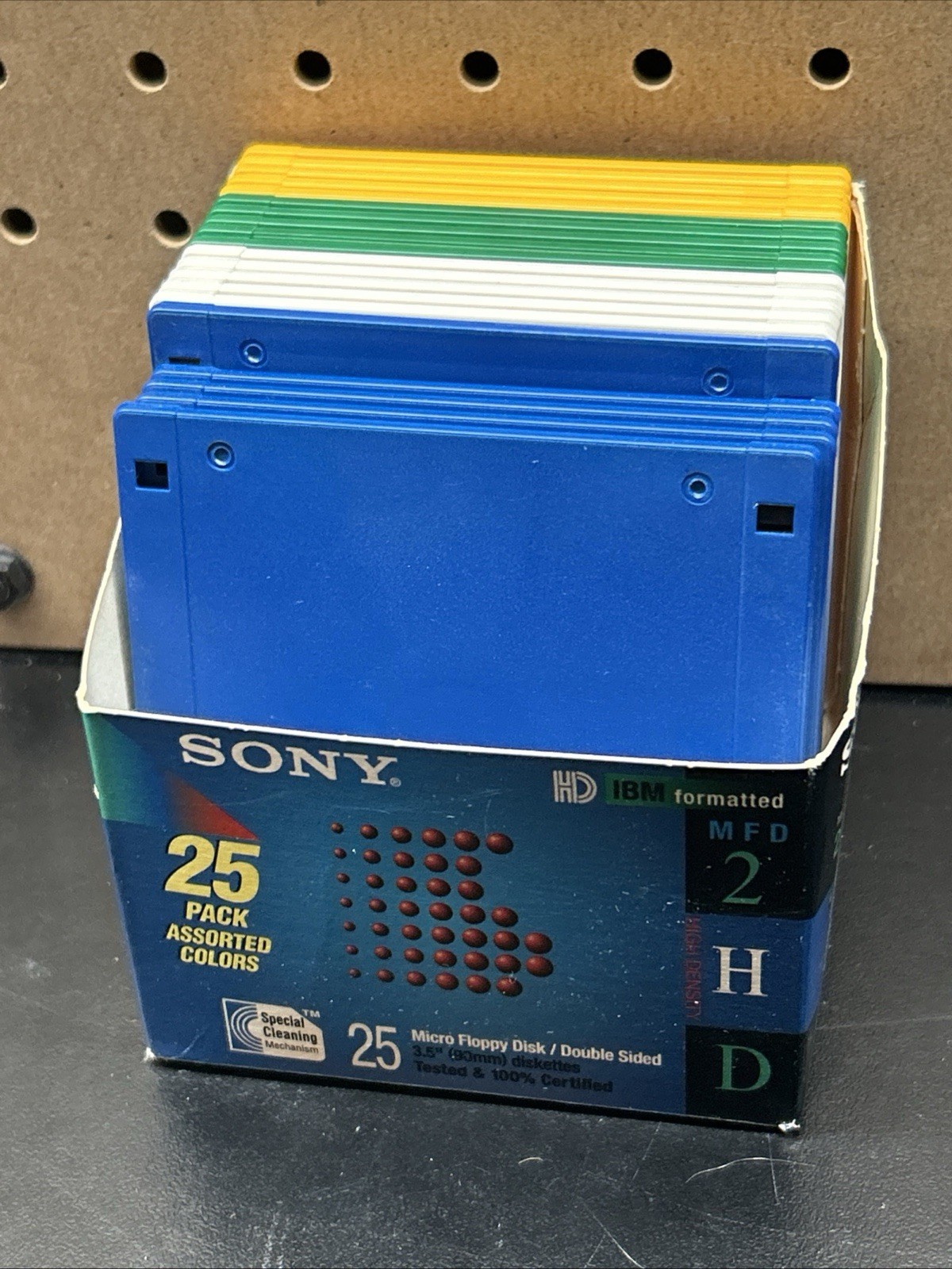 SONY 2HD 1.44MB 3.5 In Double Sided Floppy Diskettes 20 Pack Never Used
