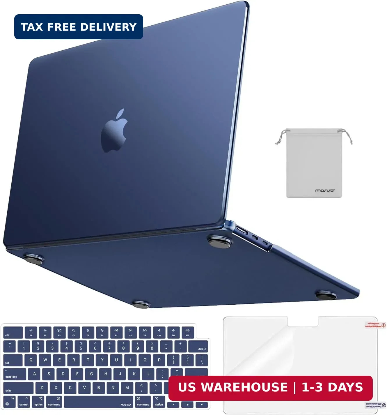 Compatible with Macbook Air 13 Inch Case M5 2026 M4 M3 M2 2025-2022 A3449 A3240