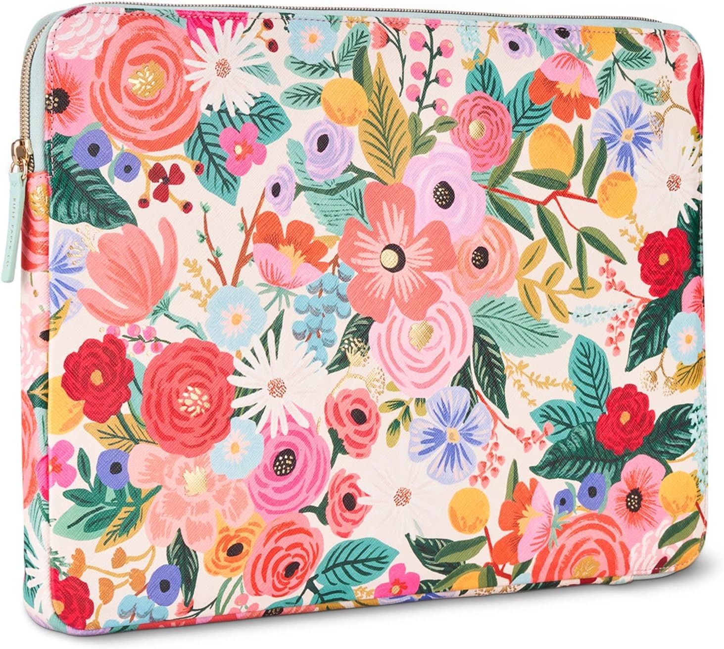 Sleeve for 12-14 Inch MacBook Pro/Air - Protective with Padded Exterior, Floral