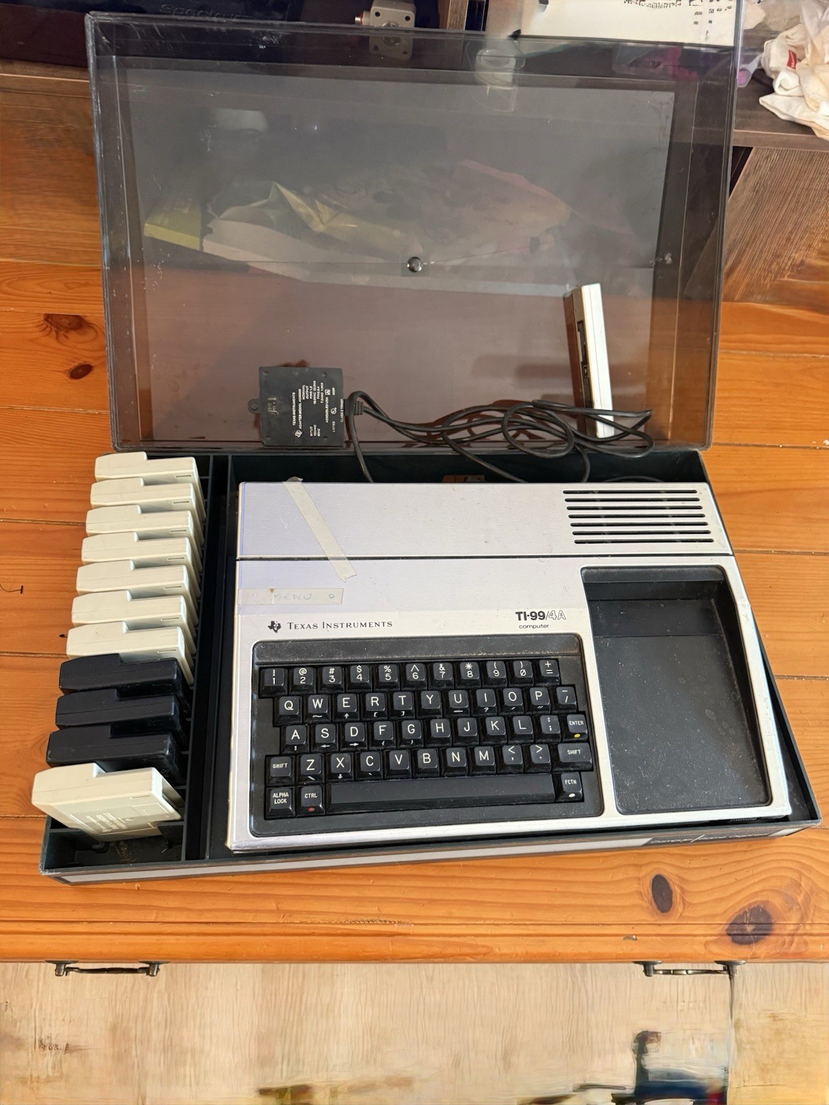 Vintage Texas Instruments TI-99/4A Home Computer Silver Console W GamesUntested