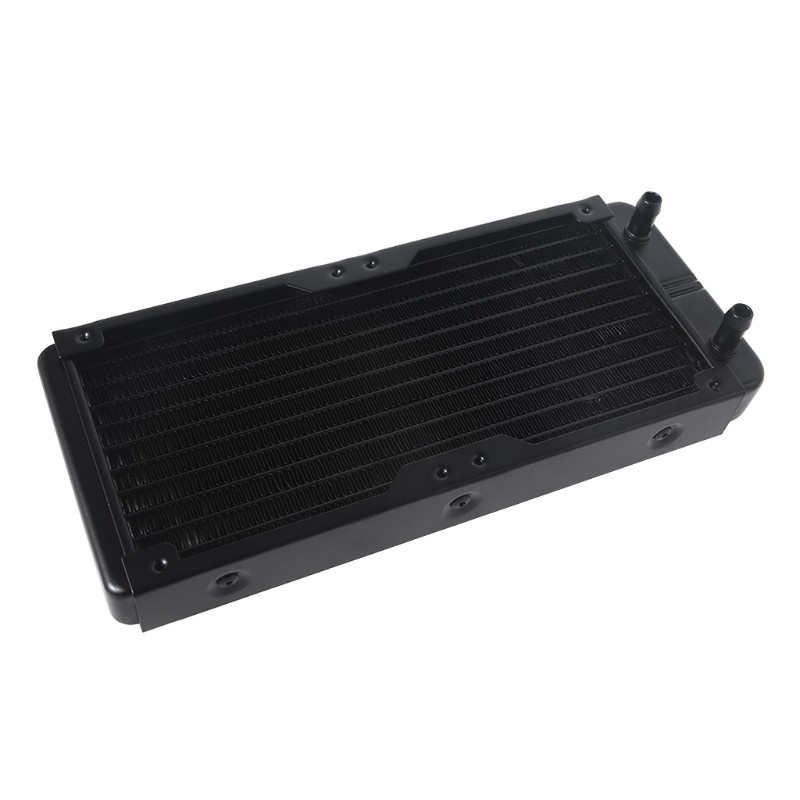 DIY Liquid Cooling System High-Density Fins 10 Row Aluminum Tubes Radiator 240mm