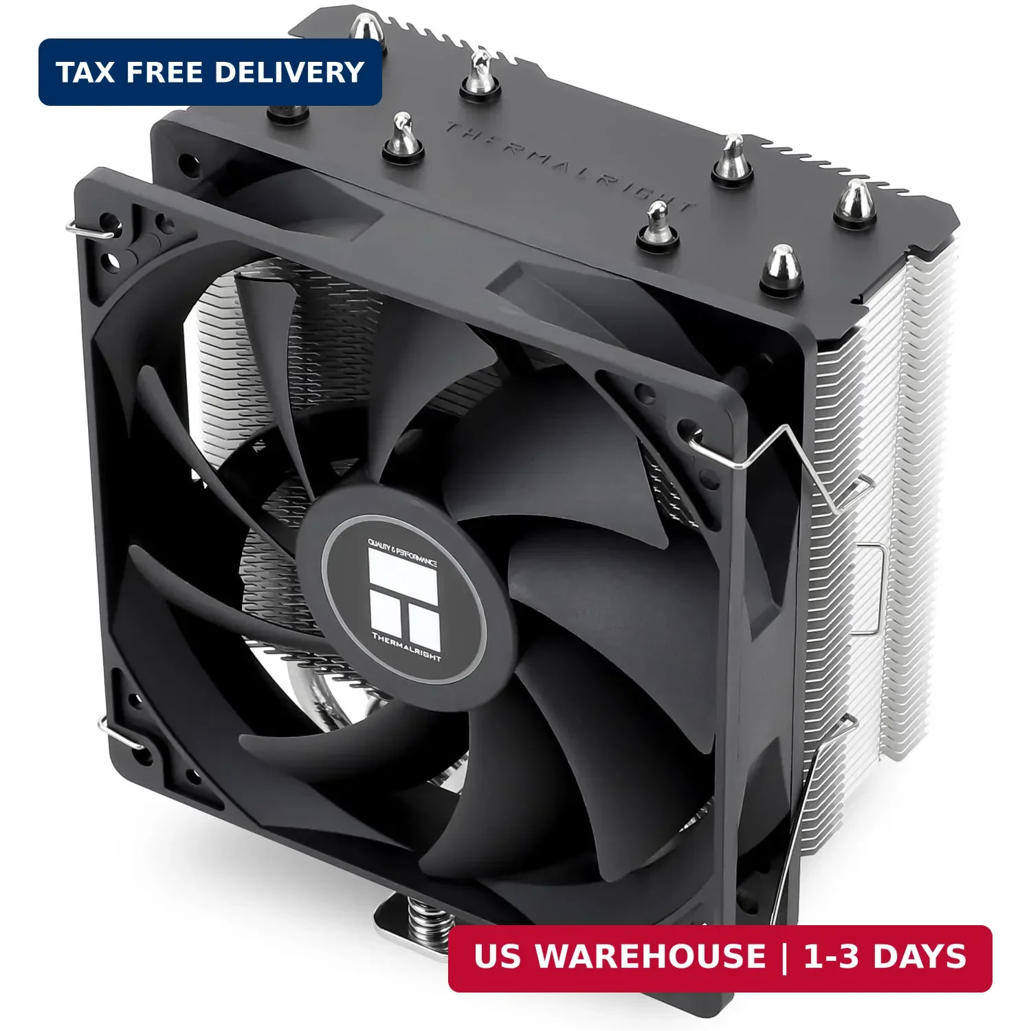 Assassin X120 Refined SE CPU Air Cooler, 4 Heat Pipes, TL-C12C PWM Fan, Aluminiu