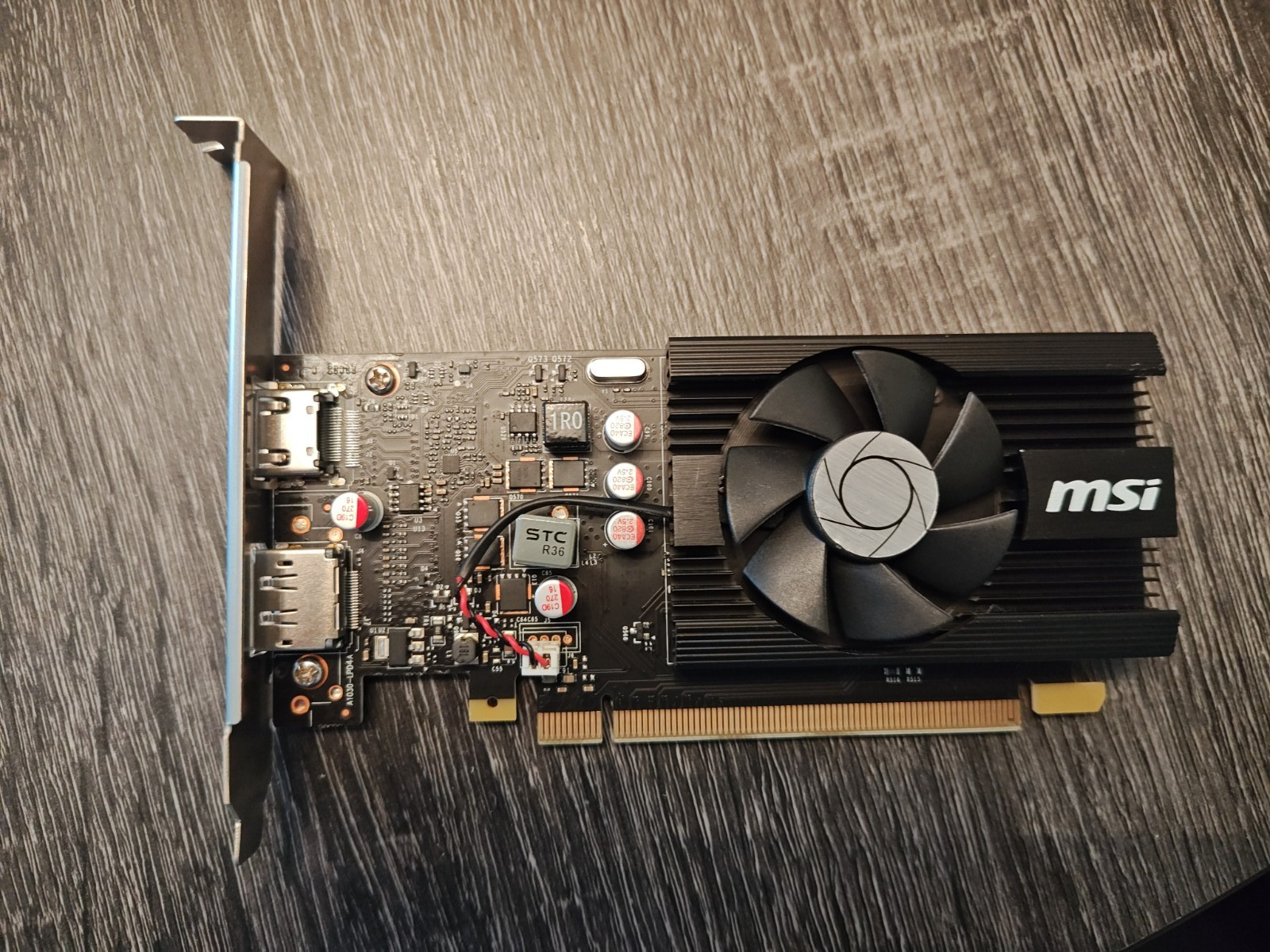 MSI NVIDIA GeForce GT 1030 2GB DDR4 Graphics Card