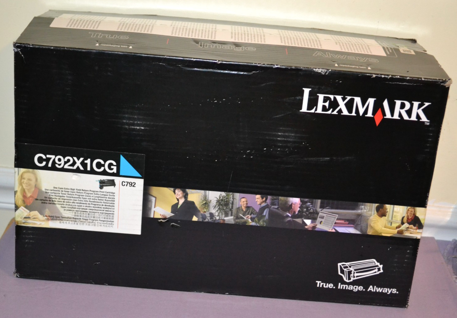 Genuine Lexmark C792X1CG Cyan Extra High Yield Print Toner Cartridge--New Sealed