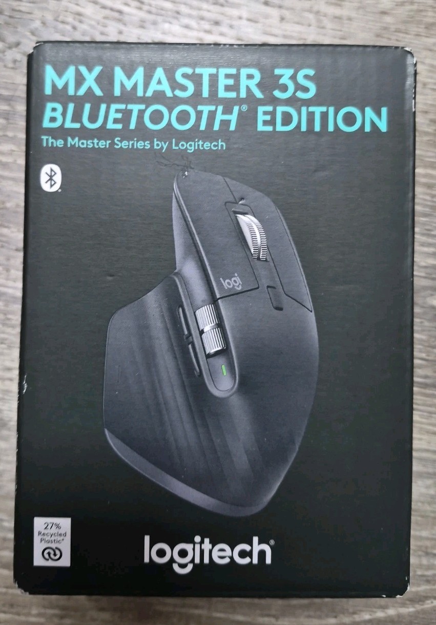 Logitech MX Master 3S Bluetooth Edition Fast Scrolling 8K DPI PC/Mac Graphite