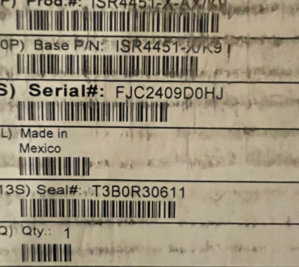 CISCO ISR4451-X-AX/K9 Cisco ISR 4451 AX LOADED NEW SEALED